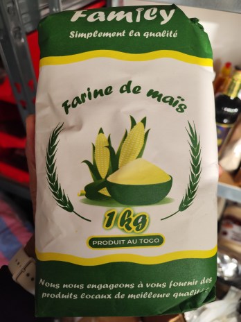 Farine de maïs blanc