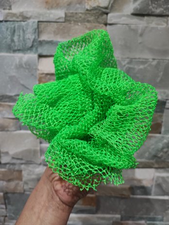 Filet de douche vert